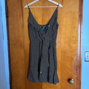 Express Polkadot Wrap Style Sundress